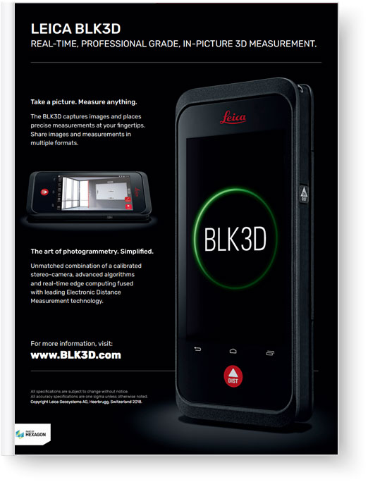 Leica BLK3D - Technical Specifications