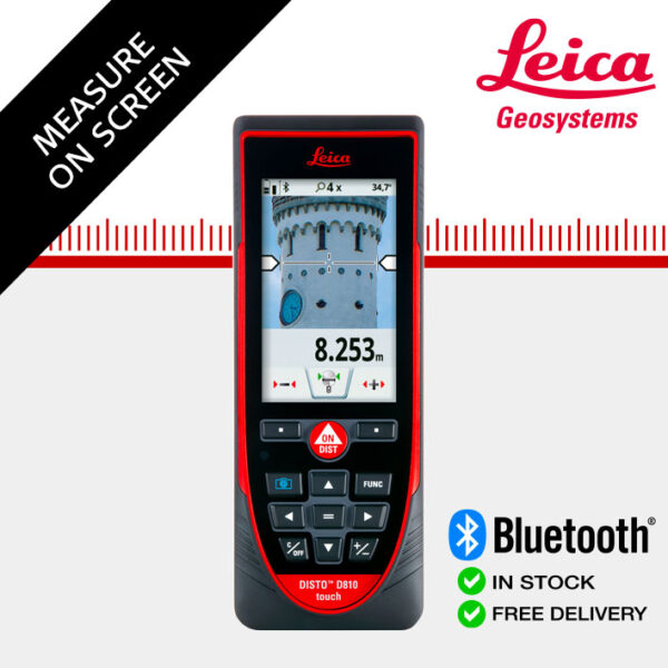 Leica Disto D8 Bluetooth Outdoor Laser Distance Meter