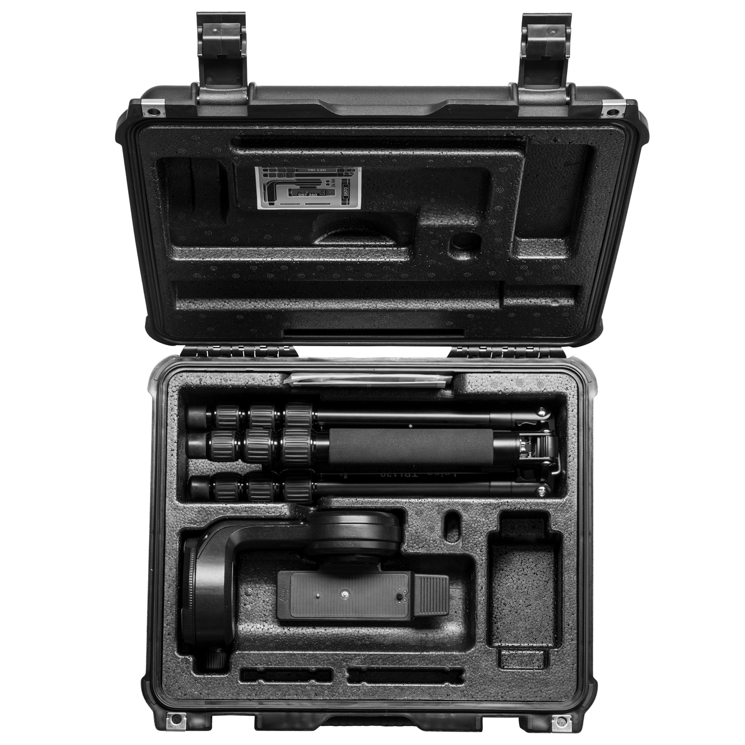 Leica DST360 - rugged hard case open