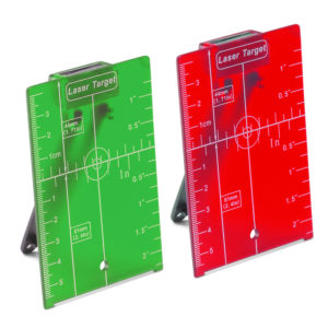 Leica Red & Green Laser Target Plates