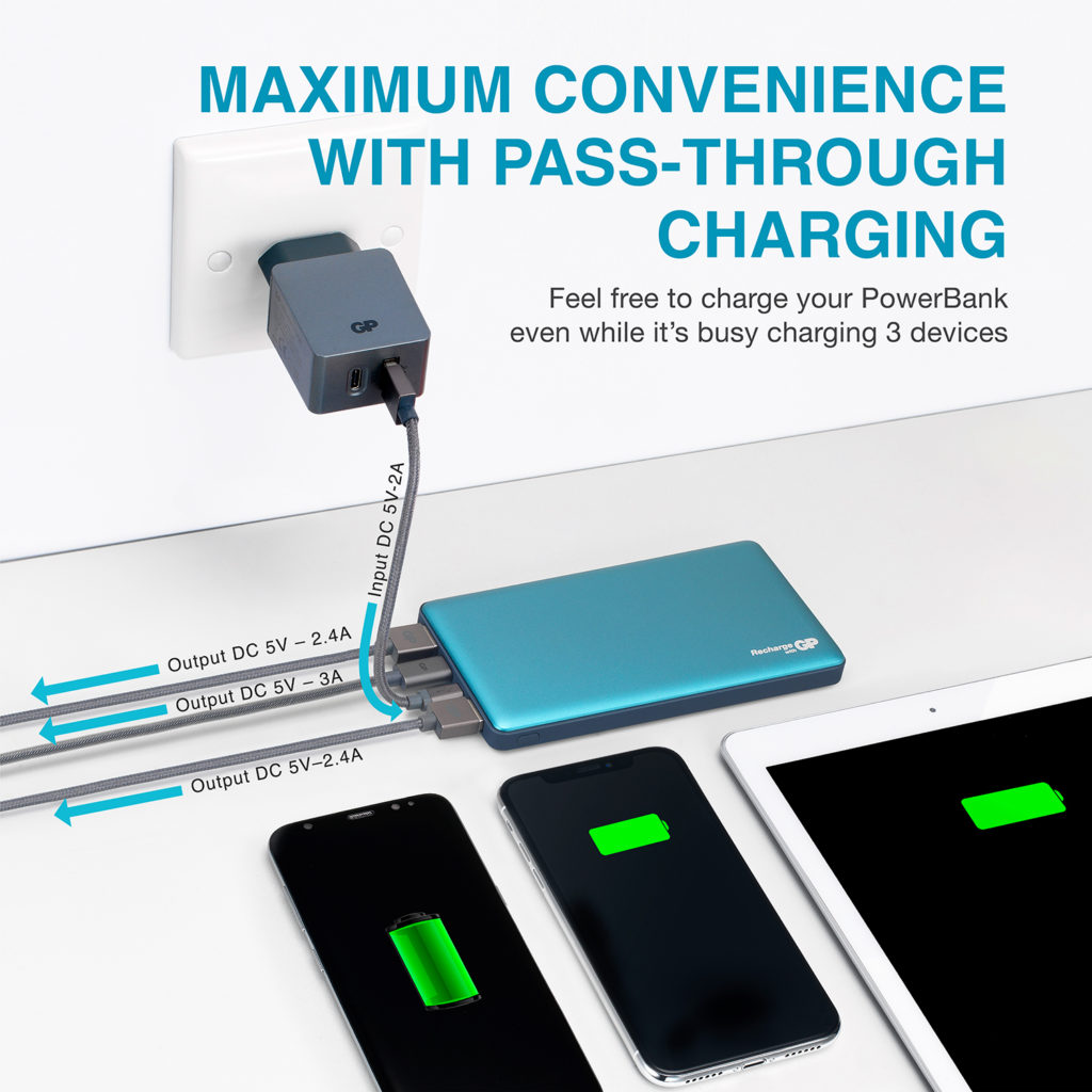 GP M Series - Maximum convenience with pass-through charging