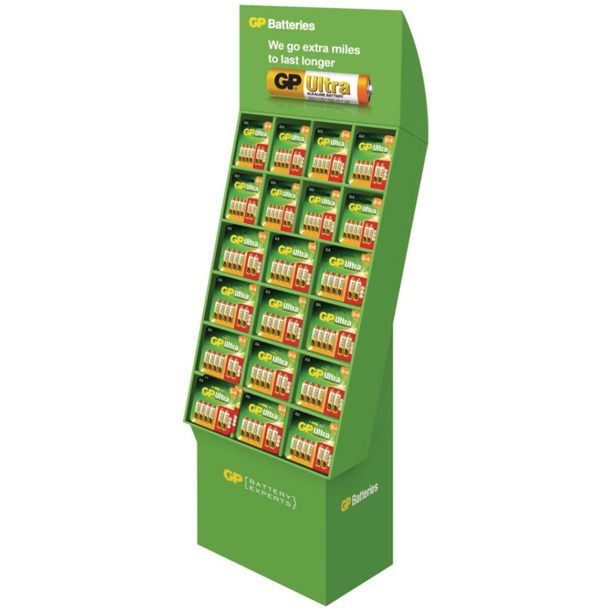 GP Ultra Alkaline - AA & AAA Floor Stand Display