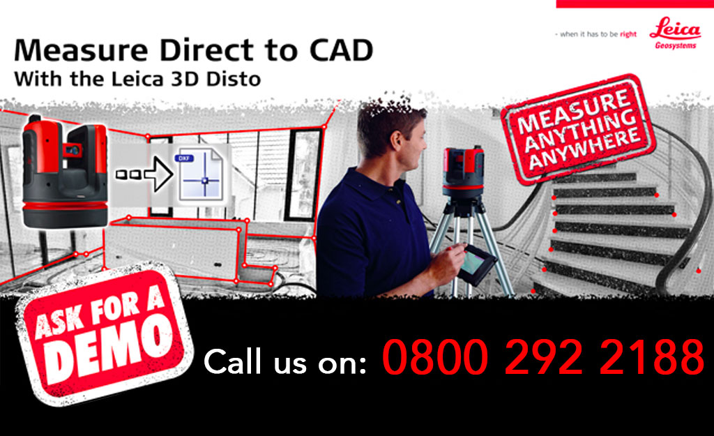 Measure Direct to CAD with Leica 3D Disto