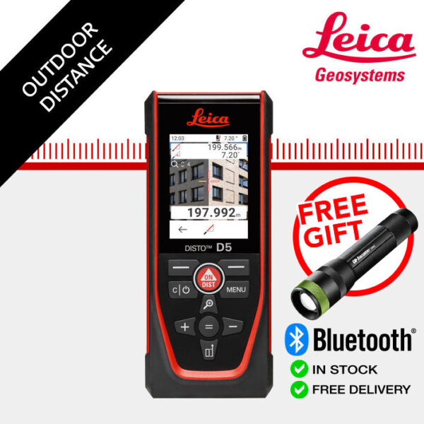 Leica DISTO D5 R - Free CR42 Flashlight