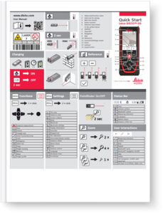 Leica DISTO D5-R - Quick Start Guide