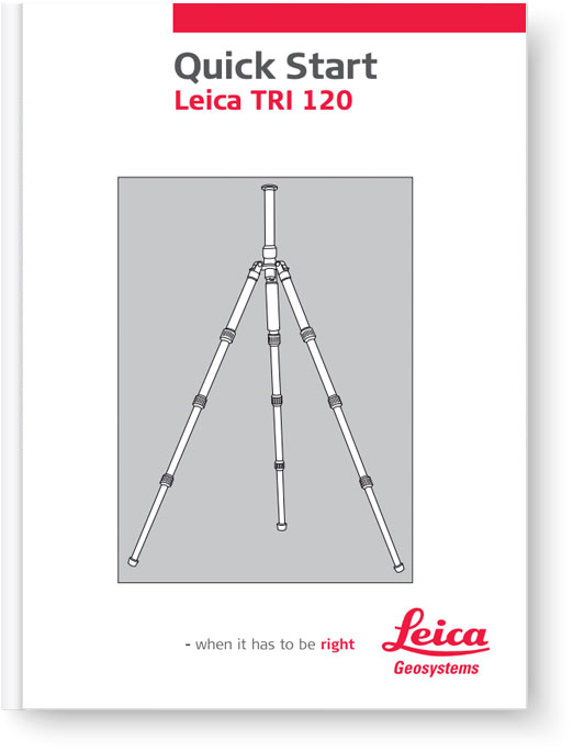 Leica TRI120 - Quick Start Guide