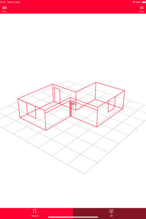 3D Visualisation in the DISTO PLAN App